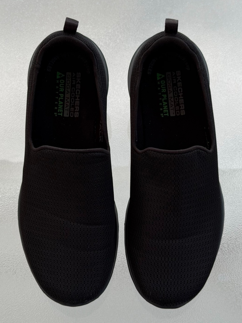 Skechers Go Walk Joy Aurora Black Eco-Friendly Slip-On Sneakers ~ Women’s 8.5 - Picture 6 of 9